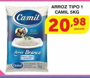 Roldão Arroz camil 5kg oferta