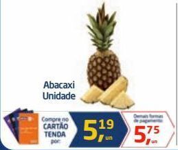 Tenda Atacado Abacaxi unidade oferta