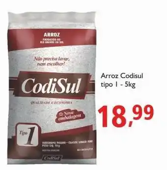 Supermercados ABC Arroz codisul tipo1 - 5kg oferta