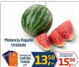 Tenda Atacado Melancia rajada unidade oferta
