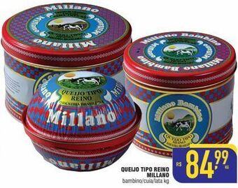 Mercantil Rodrigues Queijo tipo reino milano kg oferta