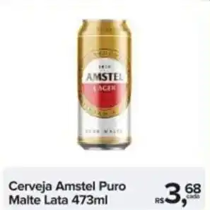 Cerveja Amstel Puro Malte Lata 473ml