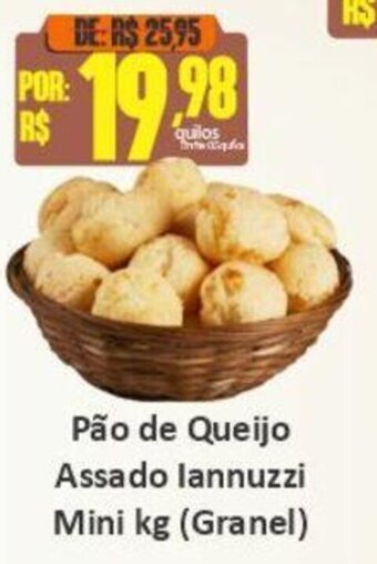 Big Supermercados Pão de Queijo Assado lannuzzi Mini kg (Granel) oferta