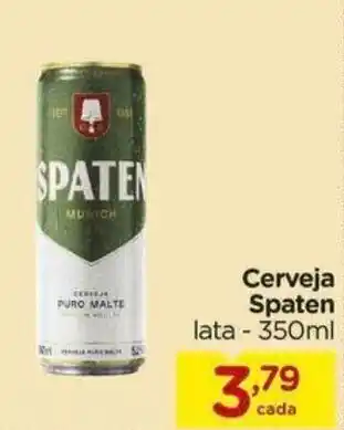 Carrefour Bairro Cerveja Spaten lata - 350ml oferta