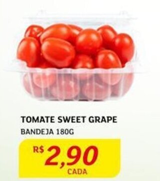 Assaí Atacadista TOMATE SWEET GRAPE BANDEJA 180G oferta
