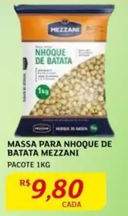 Assaí Atacadista MASSA PARA NHOQUE DE BATATA MEZZANI PACOTE 1KG oferta