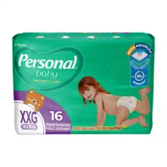 Supermercado Dalben Fralda personal baby protect e sec xxg 16un oferta