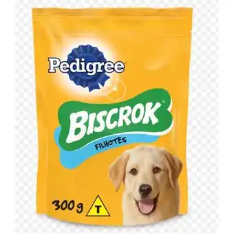 Biscoito para cães filhotes biscrok junior pedigree 300g