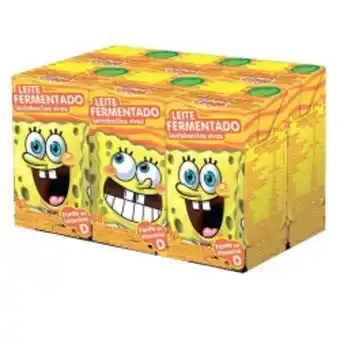 Supermercado Dalben Leite fermentado bob esponja 480g 6 un tradicional oferta