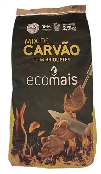 D'avó Supermercado Carvão ecomais 2,5kg oferta