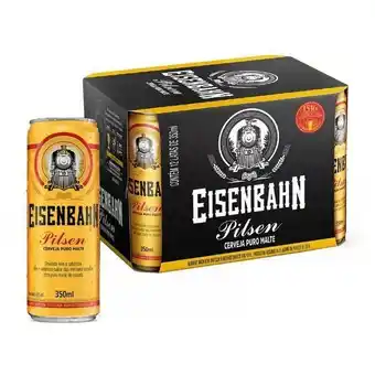 Arena Atacado Cerveja eisenbahn puro malte lata 350ml c/ 12 unid. oferta