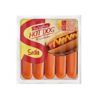 Supermercado Dalben Salsicha sadia 500g hot dog oferta
