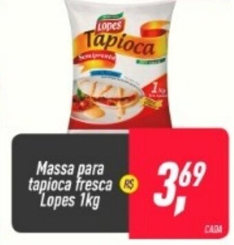 Frangolândia Massa para tapioca fresca Lopes 1kg oferta