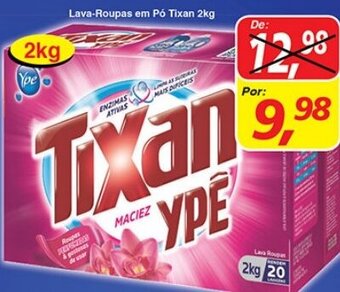 Supermercados Guanabara Lava Roupas em po Tixan 2kg oferta
