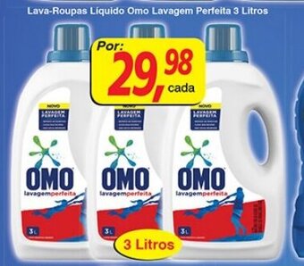 Supermercados Guanabara Lava roupas Omo Lavegem Perfeita 3L oferta