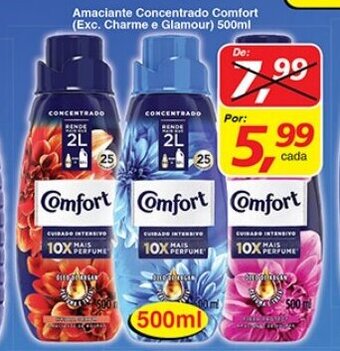 Supermercados Guanabara Amaciante Concentrado Comfort 500ml oferta