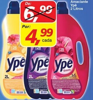 Supermercados Guanabara Amaciante Ype 2L oferta