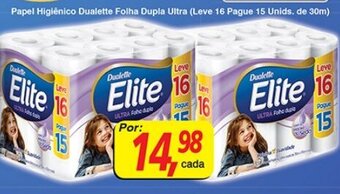 Papel Higiénico Dualette Folha Dupla Ultra