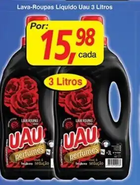 Supermercados Guanabara Lava Roupas Liquido Uau 3L oferta