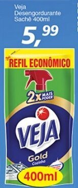 Supermercados Guanabara Veja Desengordurante Sache 400ml oferta