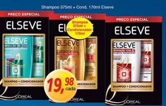 Supermercados Guanabara Shampoo 375ml + Cond. 170ml Elseve oferta