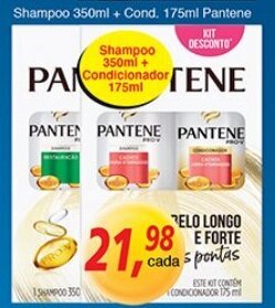 Supermercados Guanabara Shampoo 350ml + Cond. 175ml Pantene oferta