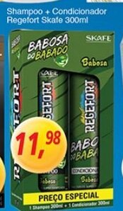 Supermercados Guanabara Shampoo + Condicionador Regefort Skafe 300ml oferta