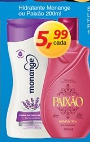 Hidratante Monange ou Paixao 200ml