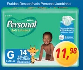 Supermercados Guanabara Fraldas Descartaveis Personal Jumbinho oferta