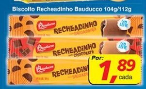 Supermercados Guanabara Biscoito Recheadinho Bauducco 104g/112g oferta