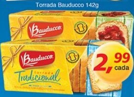 Supermercados Guanabara Torrada Bauducco 142g oferta