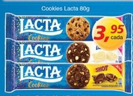 Supermercados Guanabara Cookies Lacta 80g oferta
