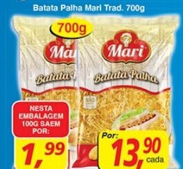 Supermercados Guanabara Batata Palha Mari Trad. 700g oferta