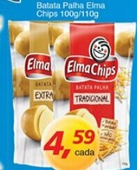 Supermercados Guanabara Batata Palha Elma Chips 100g/110g oferta