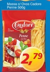 Supermercados Guanabara Massa c/ Ovos Cadore Penne 500g oferta