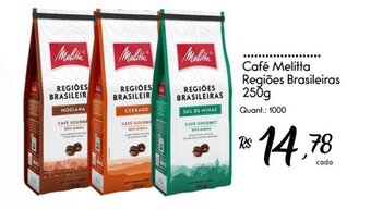 Giassi Supermercados Café Melitta Regiões Brasileiras 250g oferta