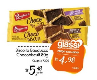 Giassi Supermercados Biscoito Bauducco Chocobiscuit 80g oferta