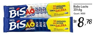 Giassi Supermercados Bisão Lacta 201,6g oferta