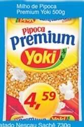 Supermercados Guanabara Milho de Pipoca Premium Yoki 500g oferta