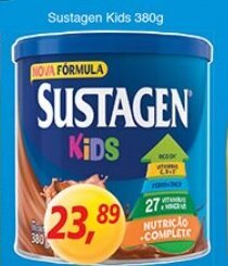 Supermercados Guanabara Sustagen Kids 380g oferta
