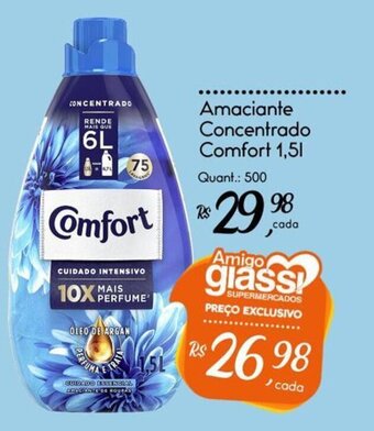 Giassi Supermercados Amaciante Concentrado Comfort 1,5L oferta