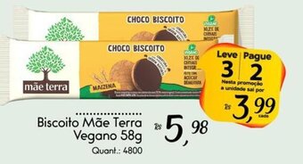 Biscoito Mãe Terra Vegano 58g