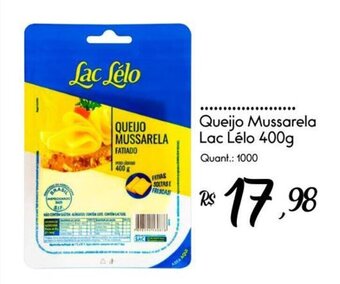 Giassi Supermercados Queijo Mussarela Lac Lélo 400g oferta