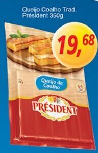 Supermercados Guanabara Queijo Coalho Trad. President 350g oferta