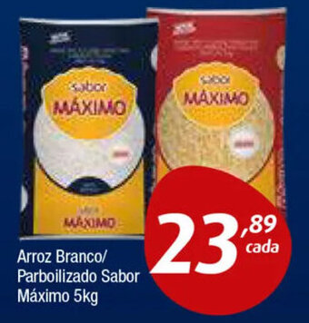 Arroz Branco/ Parboilizado Sabor Máximo 5kg