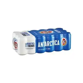 Tome Leve Cerveja antarctica 350ml lata pack com 18 unidades. oferta