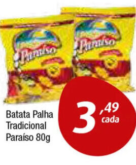 Batata Palha Tradicional Paraíso 80g