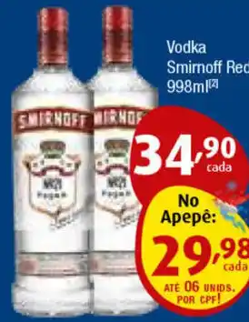 Vodka Smirnoff Red 998ml