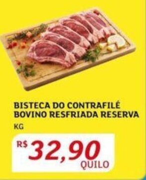 Assaí Atacadista BISTECA DO CONTRAFILÉ BOVINO RESFRIADA RESERVA KG oferta