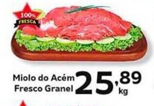 Supermercados Tauste Miolo do Acém Fresco Granel kg oferta